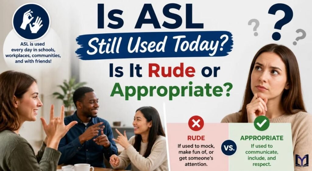 Is ASL Still Used Today? Is It Rude or Appropriate?