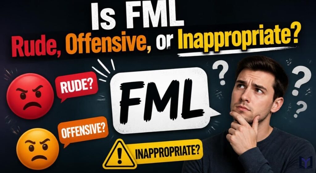 Is FML Rude, Offensive, or Inappropriate?