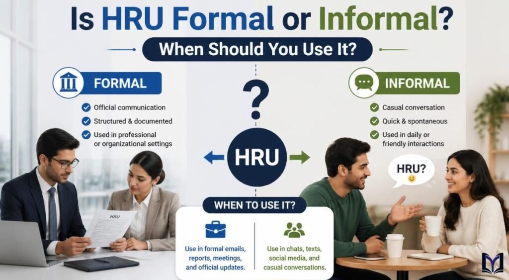 Is HRU Formal or Informal? When Should You Use It?