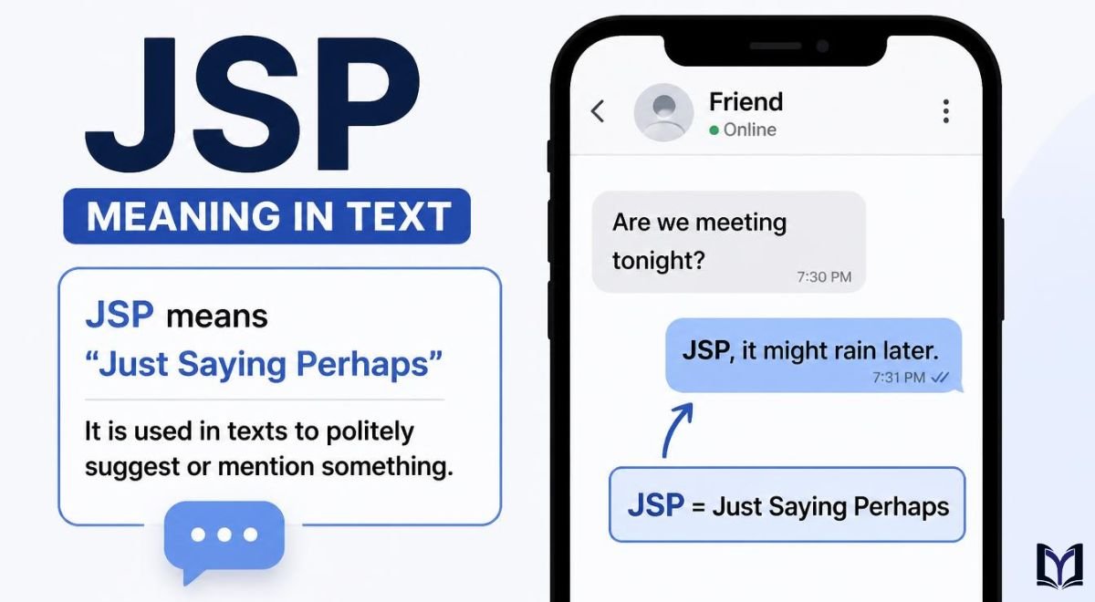 JSP Meaning in Text