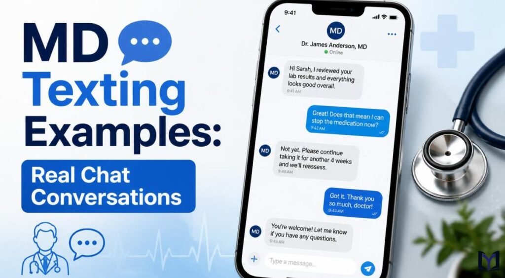 MD Texting Examples: Real Chat Conversations