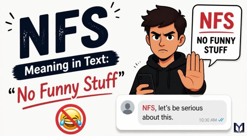 NFS Meaning in Text: “No Funny Stuff”