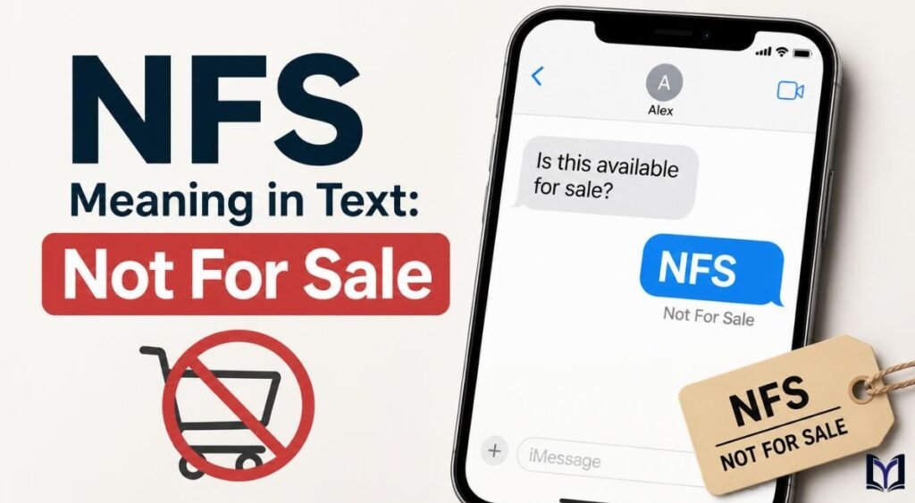NFS Meaning in Text: Not For Sale