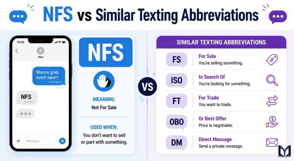 NFS vs Similar Texting Abbreviations