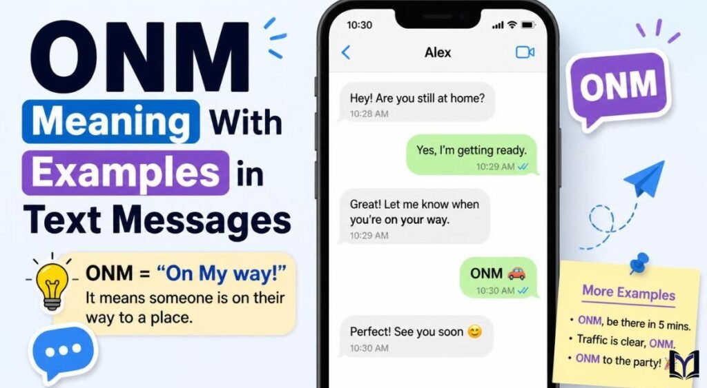 ONM Meaning With Examples in Text Messages