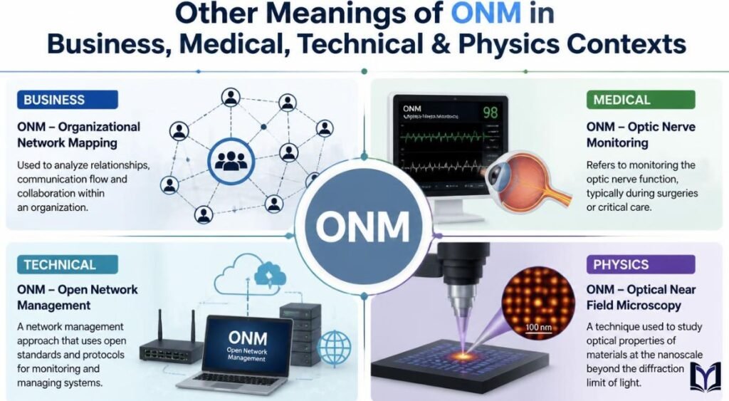 Other Meanings of ONM in Business, Medical, Technical & Physics Contexts
