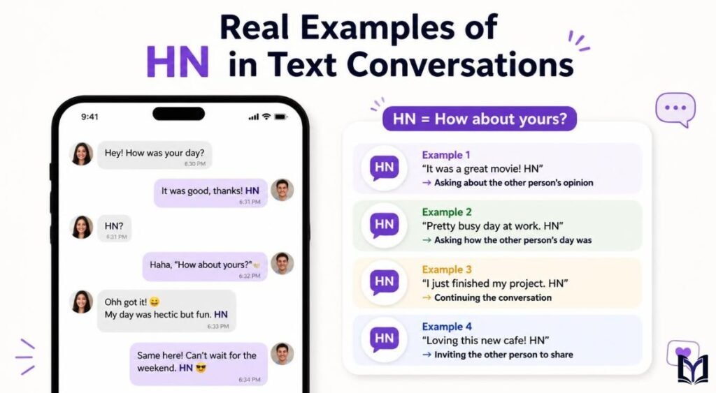 Real Examples of HN in Text Conversations