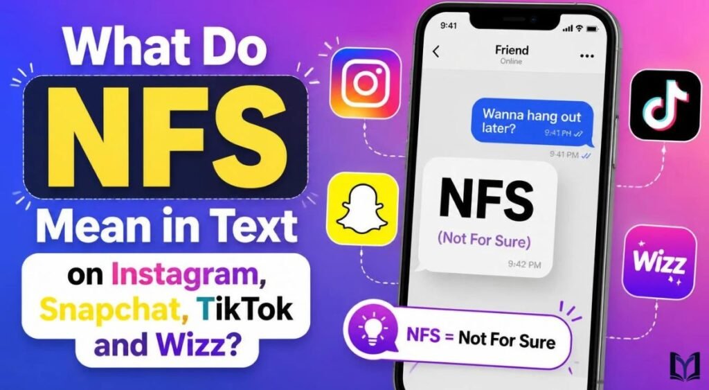 What Do NFS Mean in Text on Instagram, Snapchat, TikTok and Wizz?