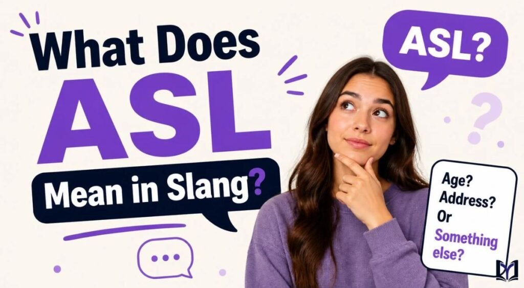 What Does ASL Mean in Slang? The Quick Answer