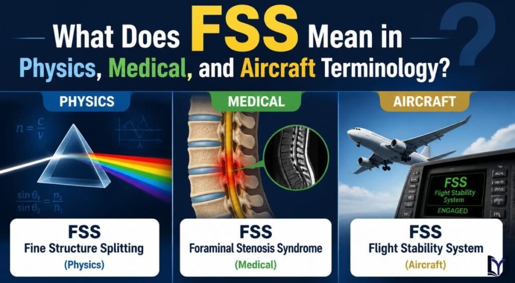 What Does FSS Mean in Physics, Medical, and Aircraft Terminology?