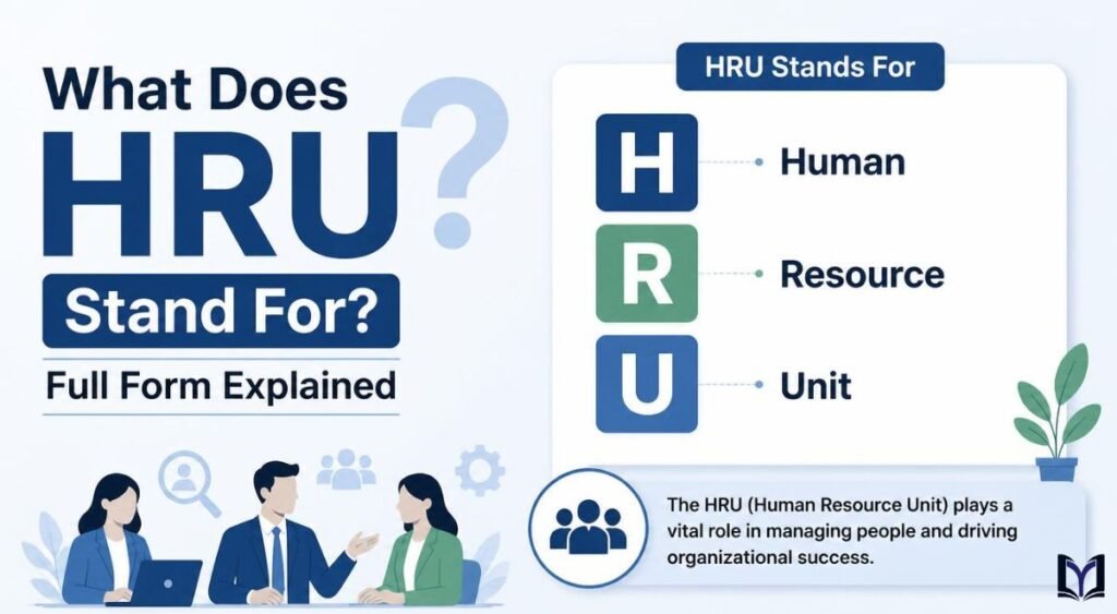 What Does HRU Stand For? Full Form Explained