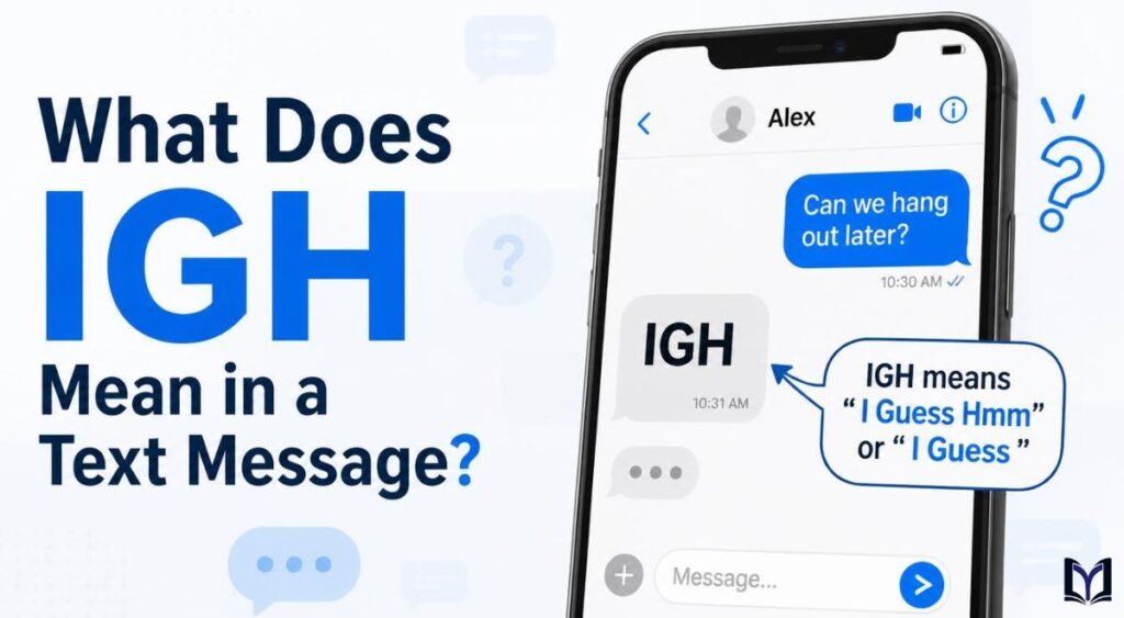 What Does IGH Mean in a Text Message?