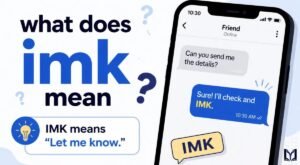 What Does IMK Mean
