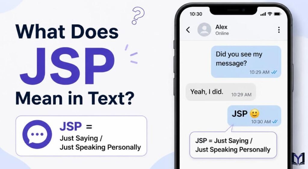 What Does JSP Mean in Text?