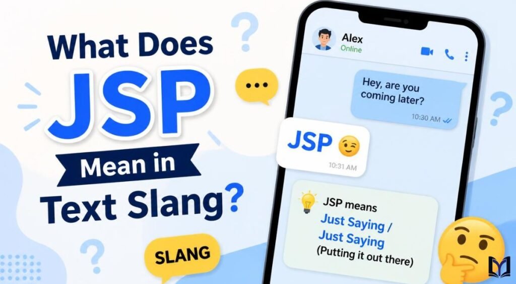 What Does JSP Mean in Text Slang?