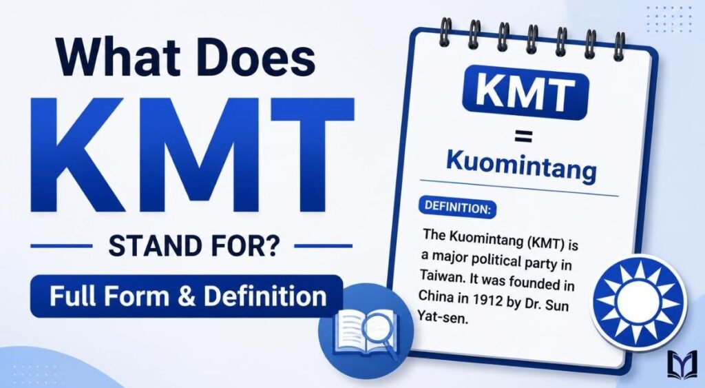 What Does KMT Stand For? Full Form & Definition