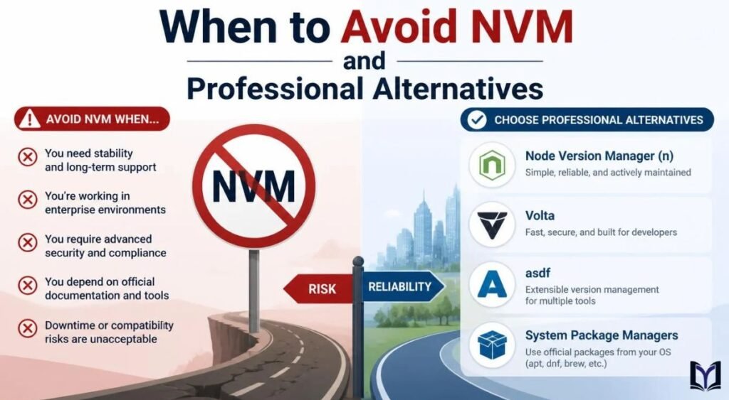 When to Avoid NVM and Professional Alternatives