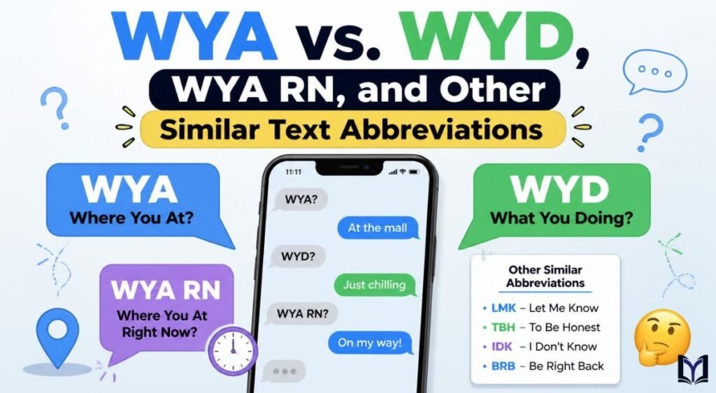 WYA vs. WYD, WYA RN, and Other Similar Text Abbreviations